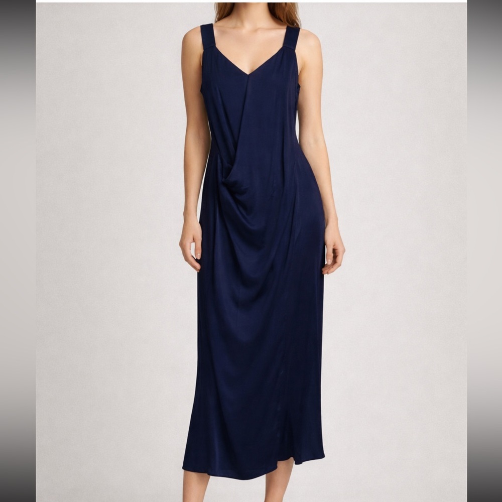 Brunello Cucinelli dark blue Dress, size Large